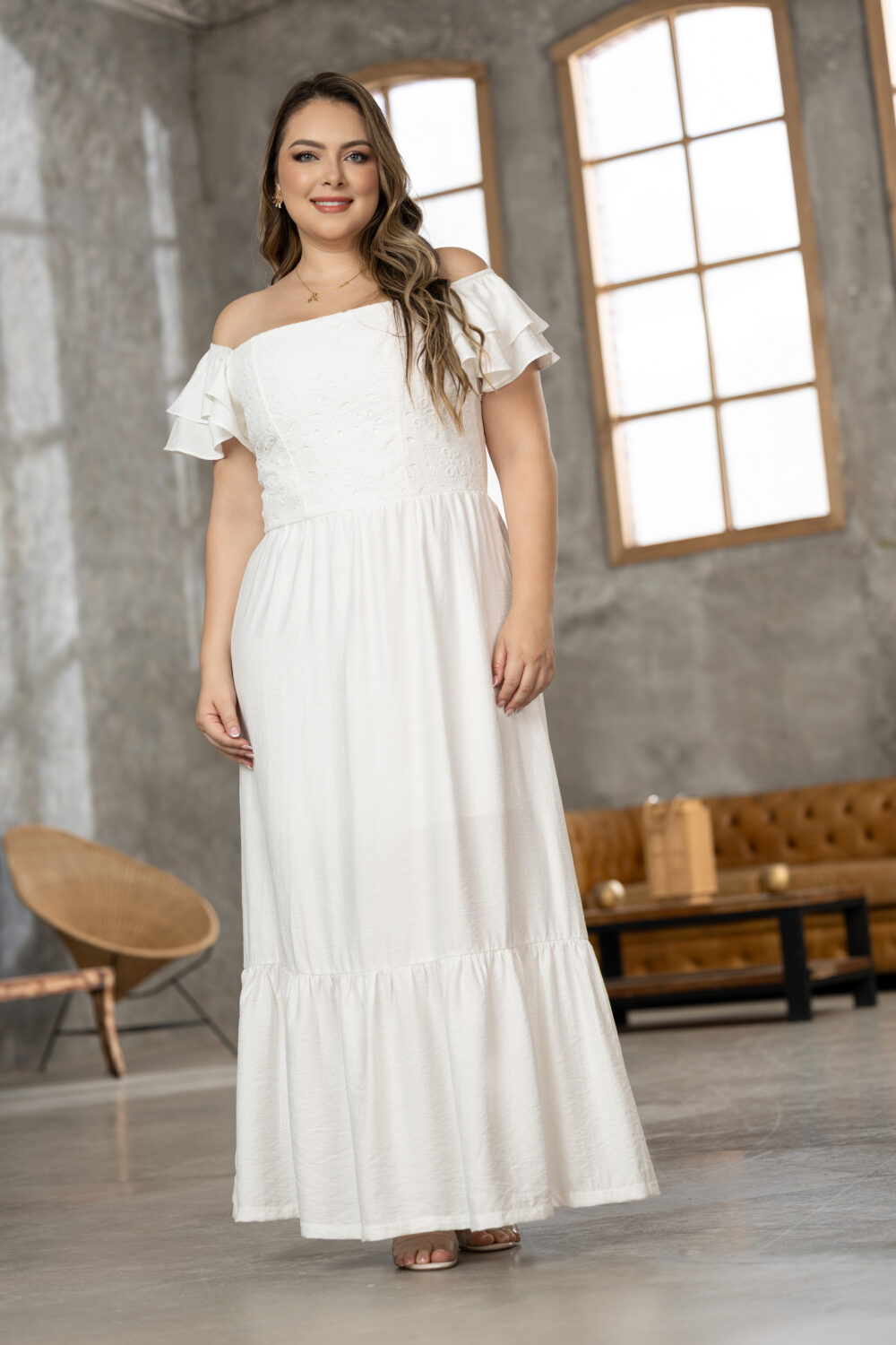 Vestido Plus Largo - REF: 21107132